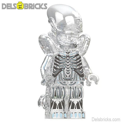 Alien Xenomorph transparent Lego Minifigures custom Toys