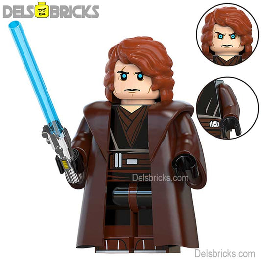 Anakin Skywalker Lego Star Wars Minifigures custom Toys 8