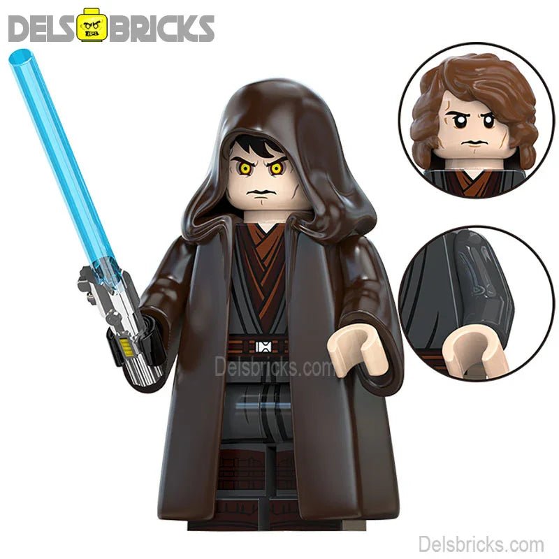 Anakin Skywalker Lego Star Wars Minifigures custom Toys 4