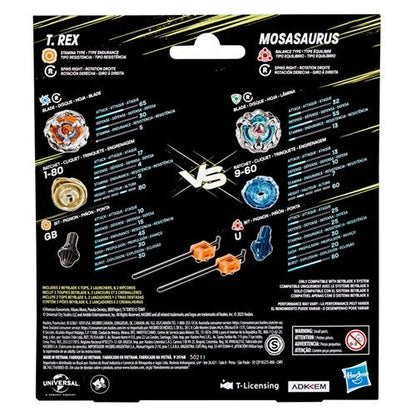 Beyblade X  Jurassic World Dual Pack Set - Select Set(s)
