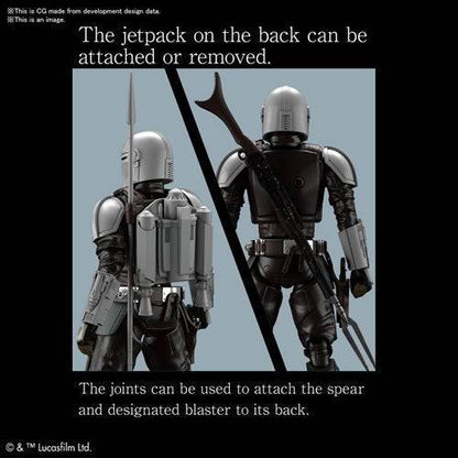 Bandai Star Wars: The Mandalorian 1:12 Scale Model Kit - Choose your Kit