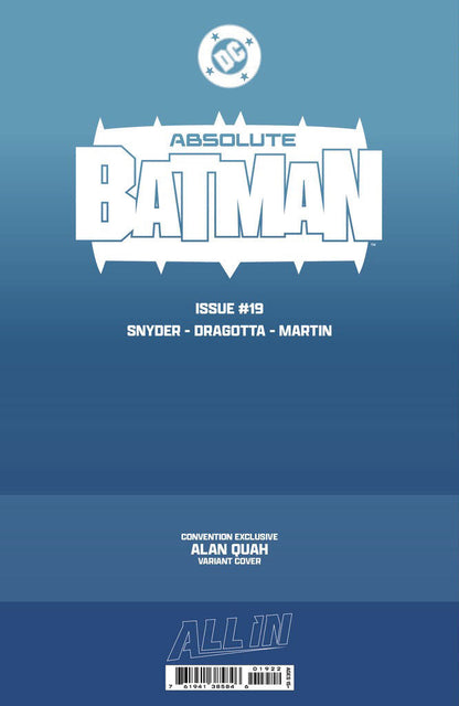 Absolute Batman #19 ALAN QUAH Exclusive Trade Dress