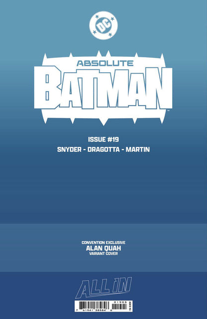 Absolute Batman #19 ALAN QUAH Exclusive Virgin Variant