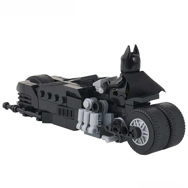 Batman & Batcycle Minifigure Set