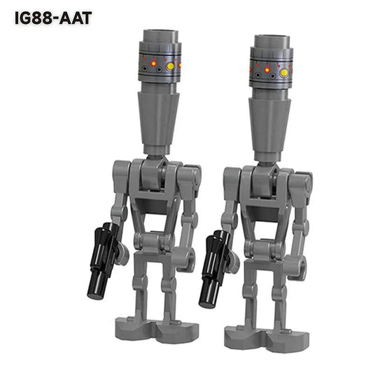 Battle Droids & IG-88 4 pack Lego Star Wars Minifigures Custom Toys