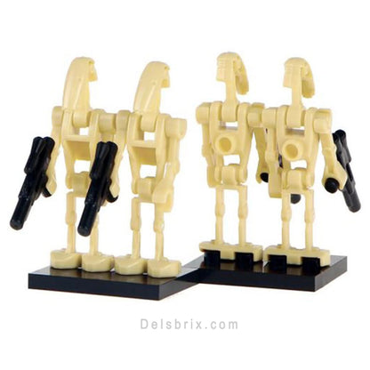 Battle Droids Lego Star wars Minifigures Custom Toys