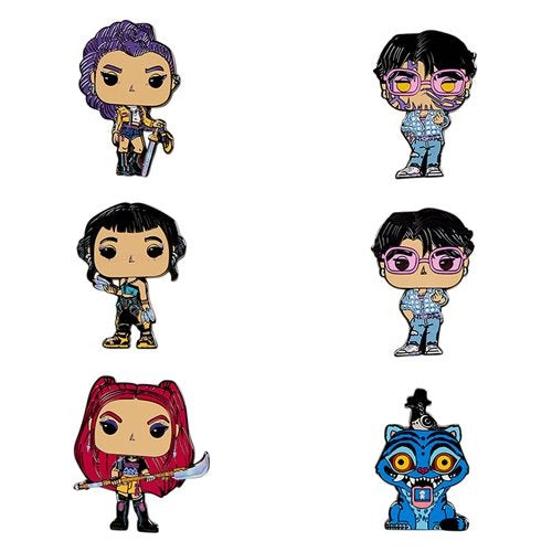 KPop Demon Hunters Mystery Box Pin (1 Box with 1 Pin)