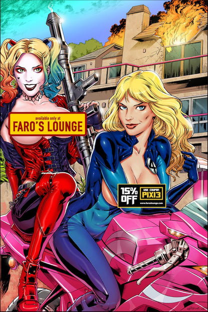 Faro's Sui-Cycle Series 3 – Digital Download | Motoko Kusanagi & Battle Angel Alita Akira Chopper Mature Pinup Art