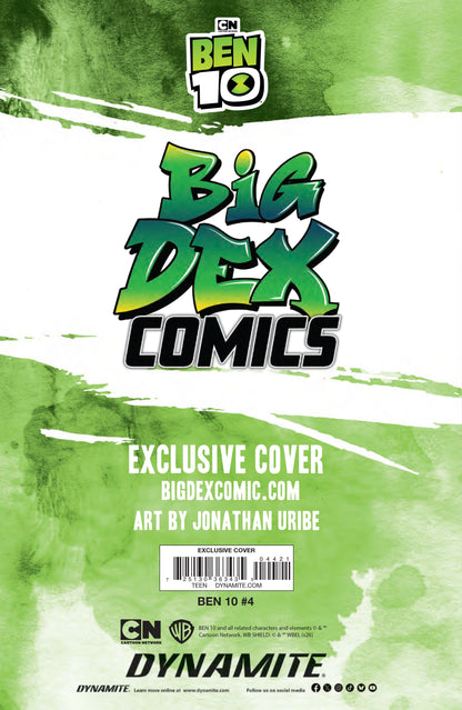 Ben 10 #4 JONATHAN URIBE Big Dex Comics Exclusive Variants Ldt 500!