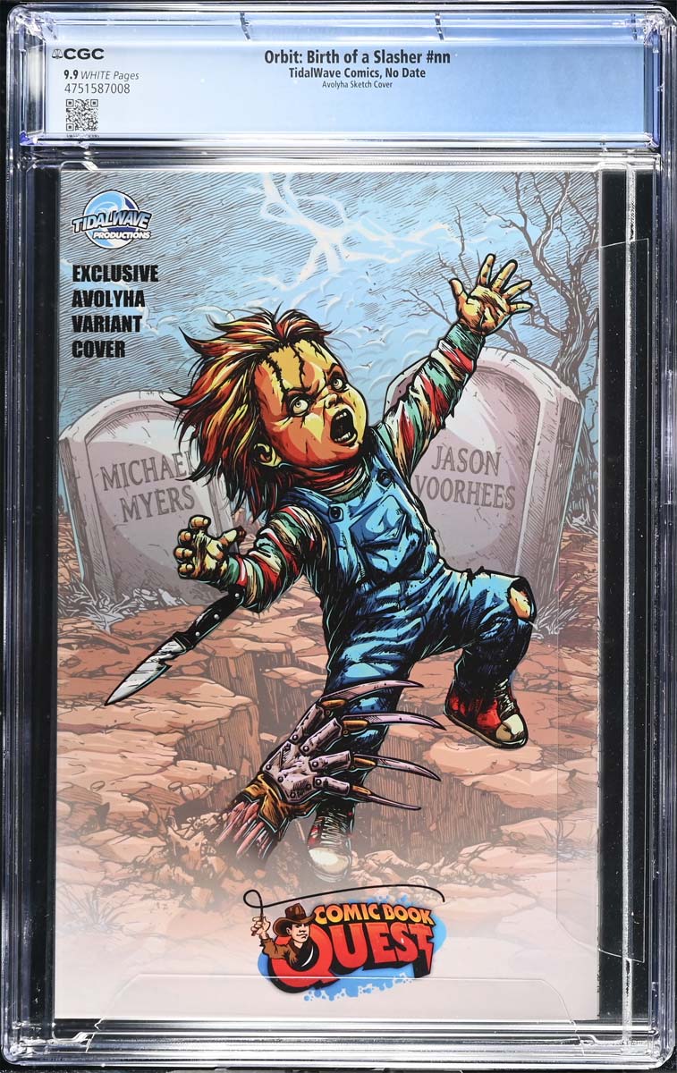 Birth of a Slasher #1 CGC 9.9 Avoltha Sketch Variant #47/60