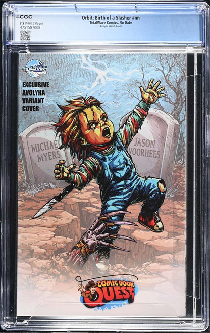 Birth of a Slasher #1 CGC 9.9 Avoltha Sketch Variant #47/60