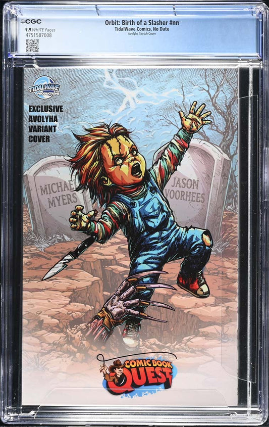 Birth of a Slasher #1 CGC 9.9 Avoltha Sketch Variant #47/60