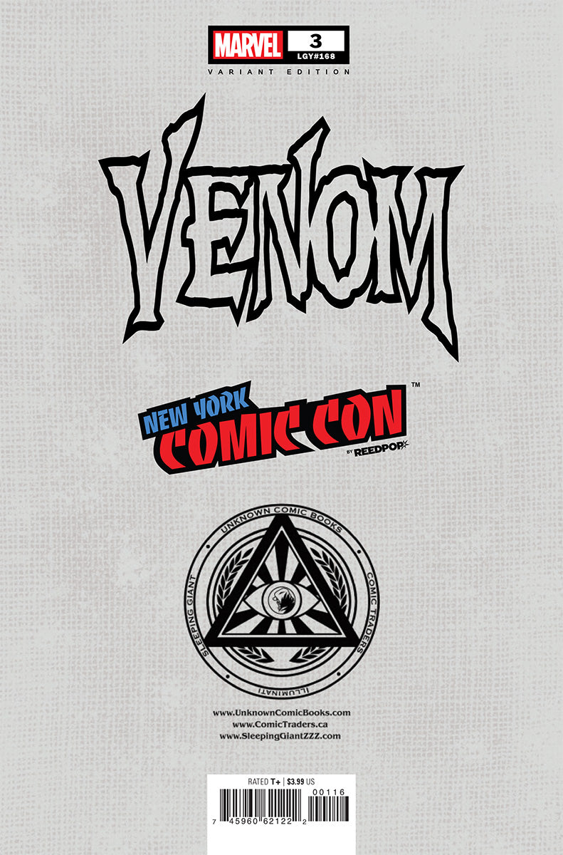 [Foil] Venom #3  Exclusive Facsimile Stegman Virgin NYCC 2024 Var (10/23/2024) First Full Appearance Of Knull