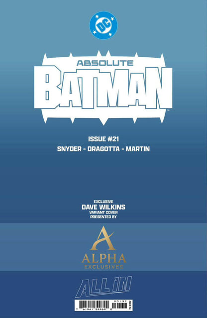 ABSOLUTE BATMAN #21 DAVE WILKINS EXCLUSIVE VAR (06/17/2026)
