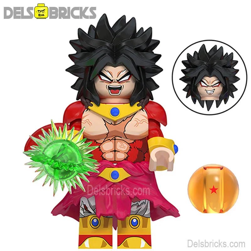 Broly Dragon Ball Z Super Lego Minifigures Anime Custom Toys 2
