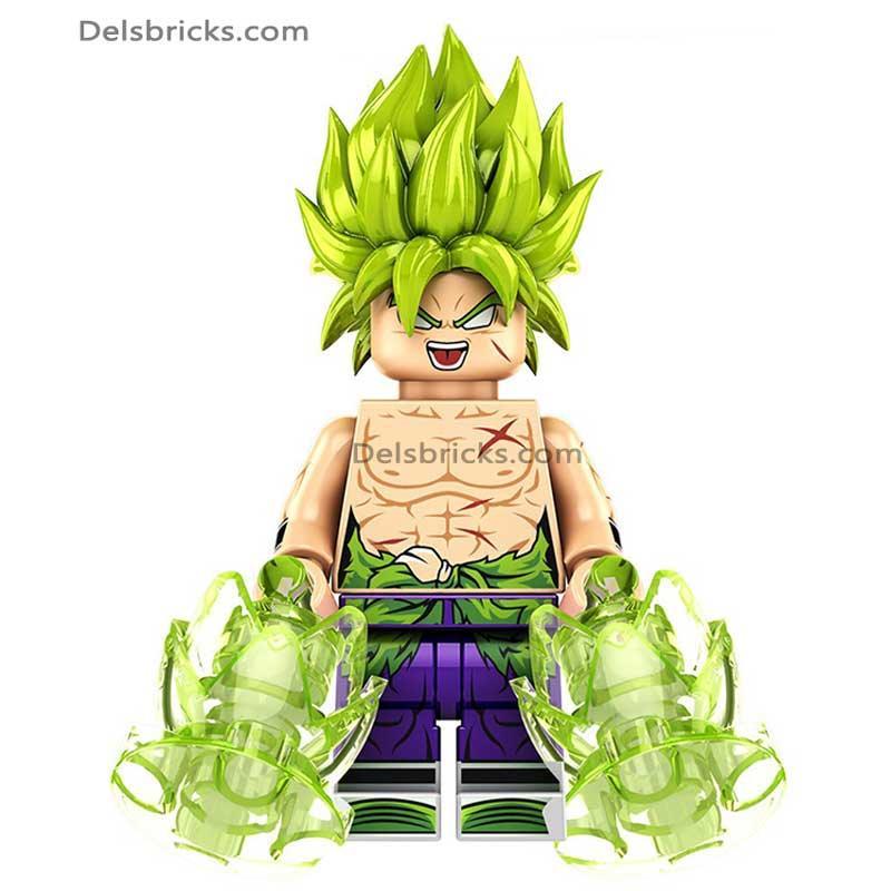 Broly Dragon Ball Z Super Lego Minifigures Anime Custom Toys 4