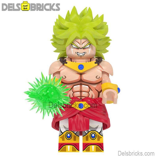 Broly Dragon Ball Z Super Lego Minifigures Anime Custom Toys 1