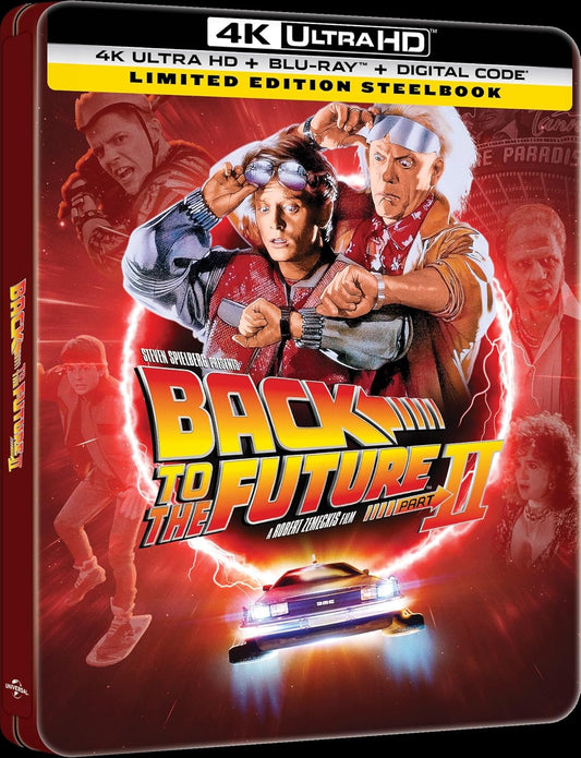 Back to the Future Part II - Limited Edition 40th Anniversary Steelbook (4K Ultra HD + Blu-ray + Digital)