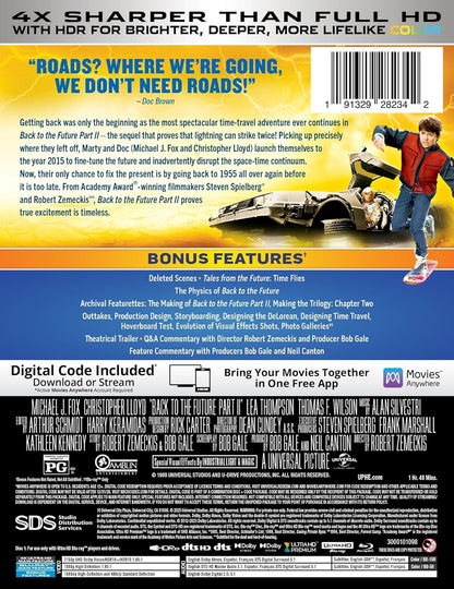 Back to the Future Part II - Limited Edition 40th Anniversary Steelbook (4K Ultra HD + Blu-ray + Digital)