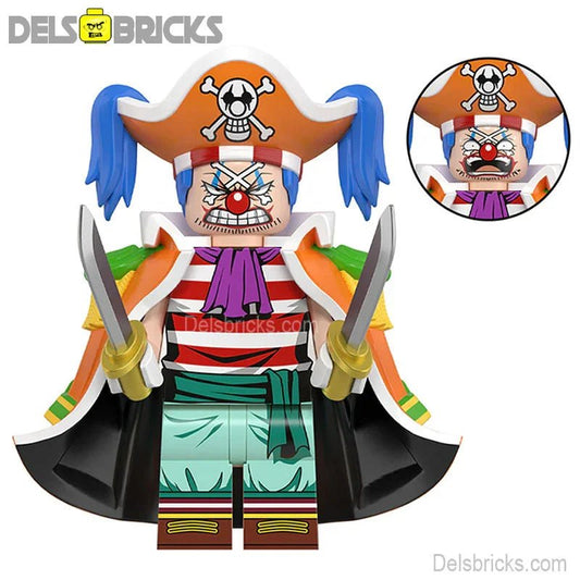 Buggy from ONE PIECE Anime Lego Minifigures custom toys 2