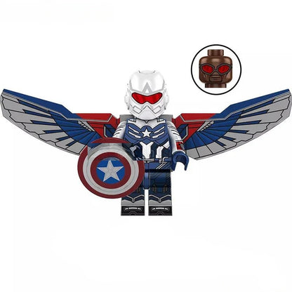 Captain America sam Wilson Avengers Marvel MCU Minifigure 1