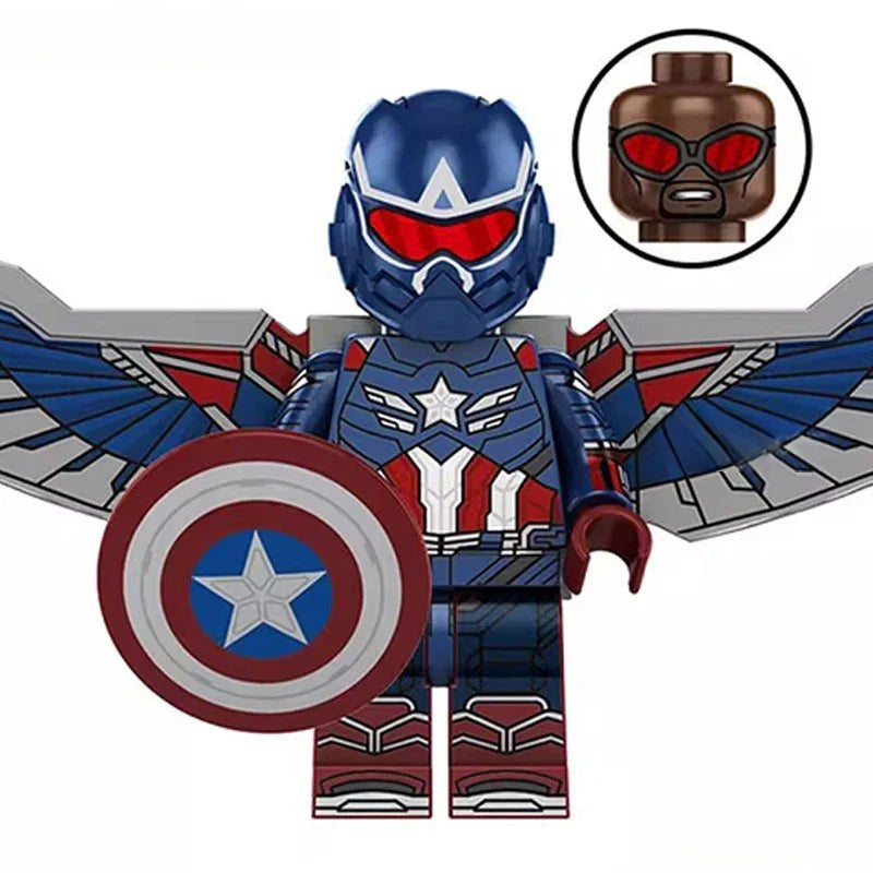 Captain America sam Wilson Avengers Marvel MCU Minifigure 2