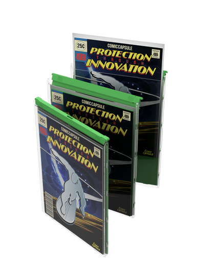 Green SILVER Age Size ComicCapsule