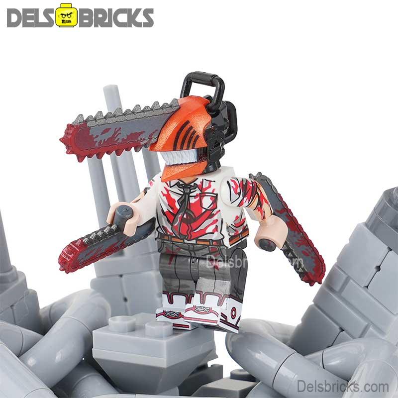 Chainsaw Man Denji & War zone Playset Lego Minifigures