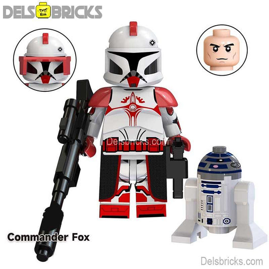 Commander Fox & Droid Lego Star wars Minifigures Custom Toys 4