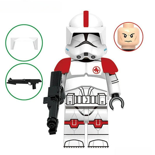 Clone Trooper Medic Star Wars Lego Minifigures Custom Toys