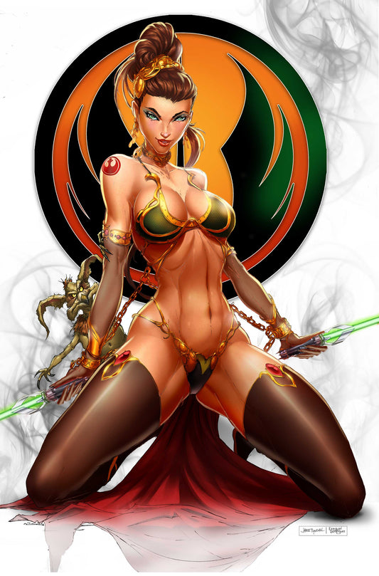 2023 Slave Princess Jedi Cosplay Virgin Exclusive