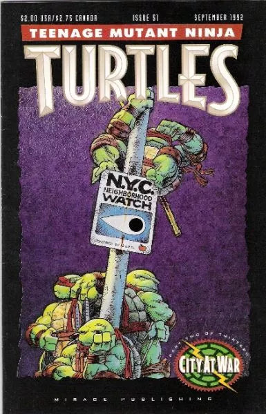 Teenage Mutant Ninja Turtles, Vol. 1 #51 Mirage Publishing