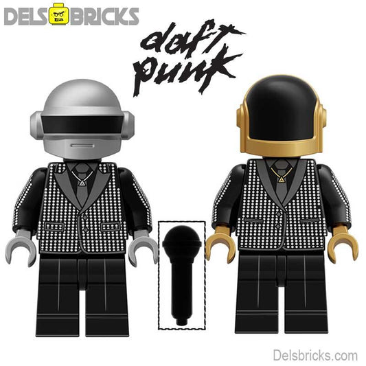 Daft Punk Lego Minifigures Custom Toys (rare set)