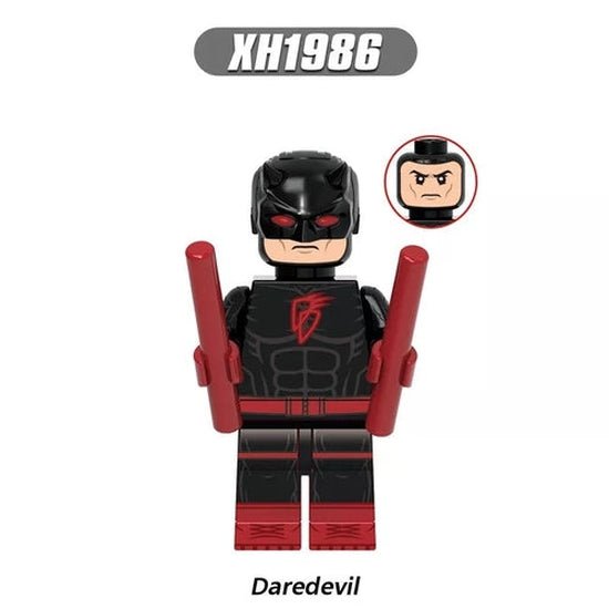 Blind Vigilante in black Custom Minifig