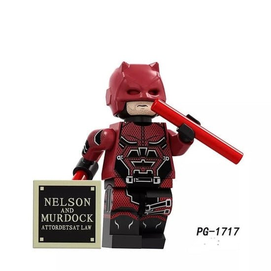 Blind Vigilante Custom Minifig with Book