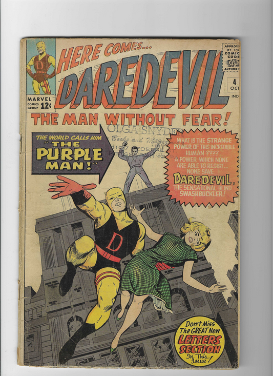 Daredevil, Vol. 1  #4