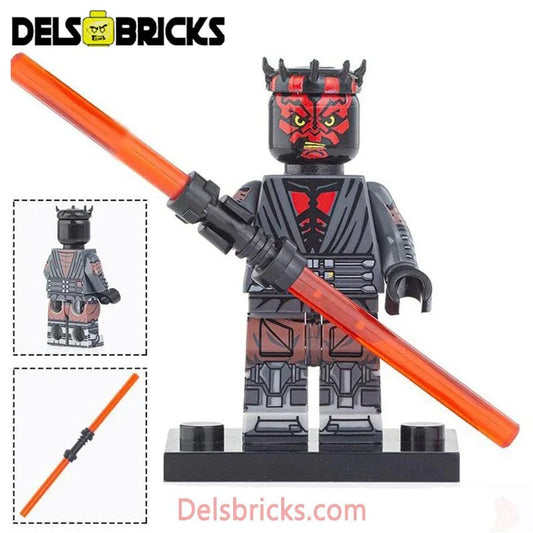 Darth Maul Lego Star Wars Minifigures Custom Toys 1