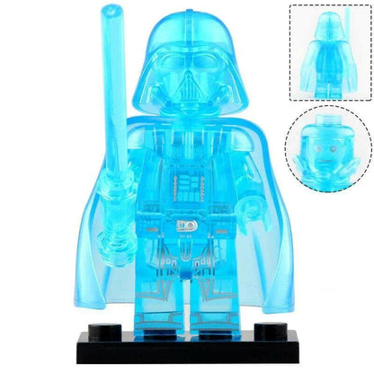 Darth Vader Transparent Blue Star Wars Lego Compatible Minifigure 3