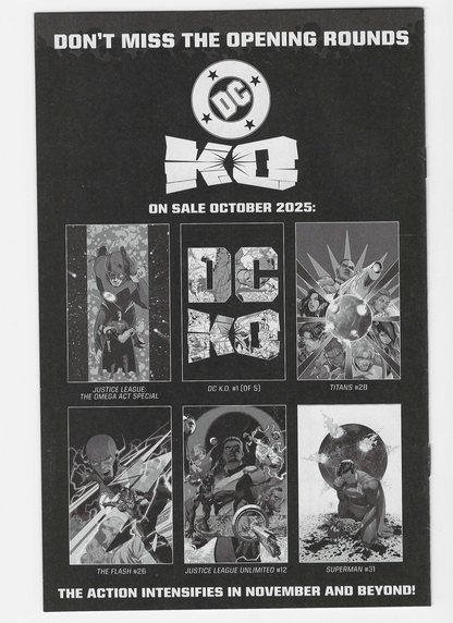 DC KO SDCC ASHCAN SPECIAL EDITION #1 2025 DC COMICS