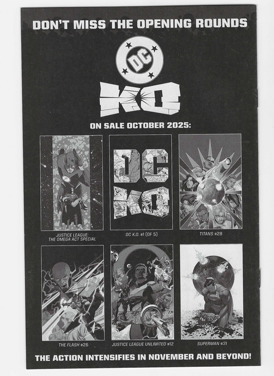 DC KO SDCC ASHCAN SPECIAL EDITION #1 2025 DC COMICS