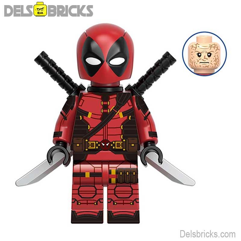 Deadpool Wade Wilson marvel Lego Minifigures Custom Toys 4