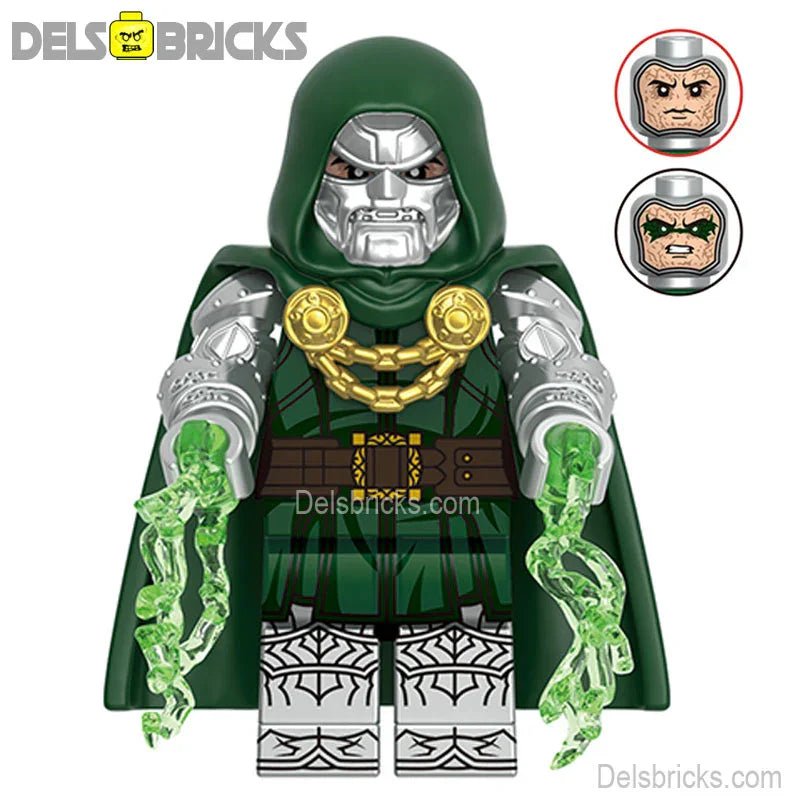 Dr Doom Fantastic Four First Steps Lego Minifigures Custom Toys 1