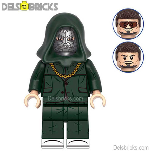 Dr Doom Robert Downey Jr SDCC first Version lego Minifigures Custom Toys 10