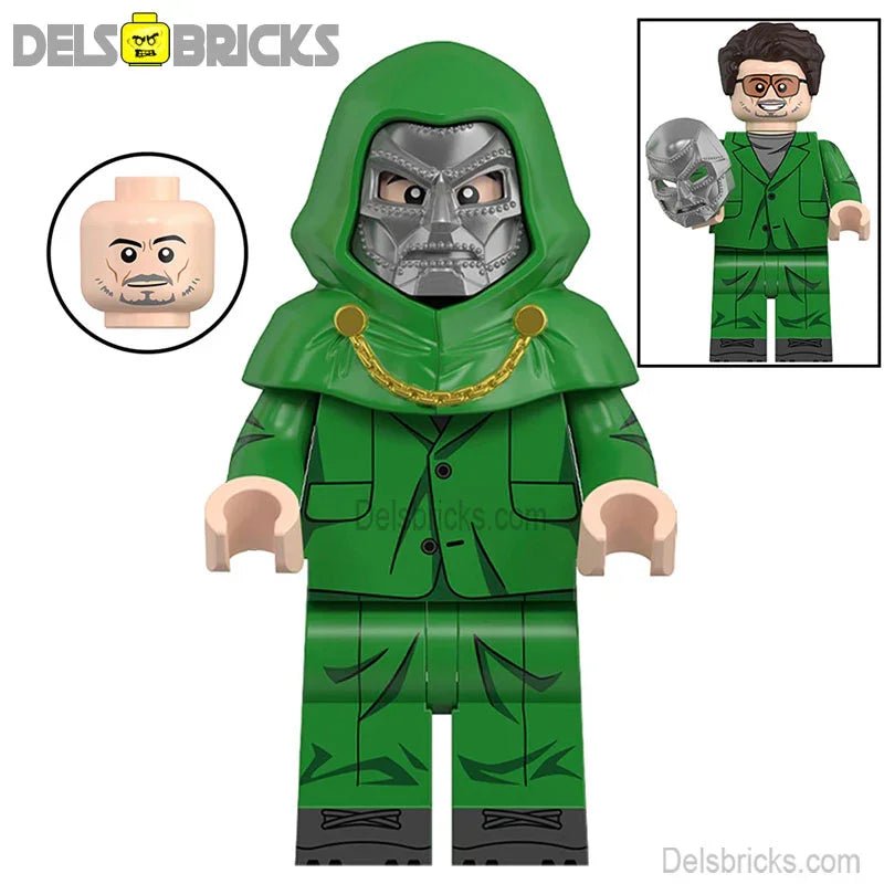 Dr Doom SDCC Robert Downey Jr Lego Minifigures Custom Toys 3
