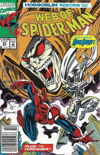 Web of Spider-Man, Vol. 1 #93 - VG/FN - Stock Photo