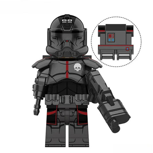 Echo "Black" - The bad Batch Lego Star Wars Minifigures custom toys