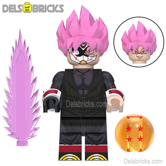 Evil Goku Black Dragon Ball Z Best Lego Minifigures Custom Anime Toys G-13
