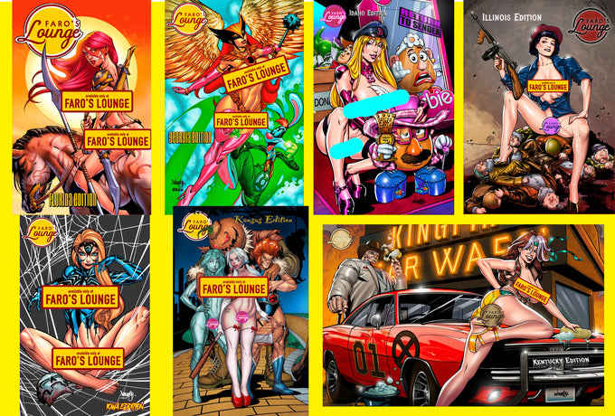 American Safari Sketchbook – Gwen & Mary Jane Spider-Mobile | Indiana Edition | Faro's Lounge
