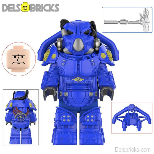 Fallout X-01 Power Armor Lego Minifigures Custom video Game Toys Set 3-1