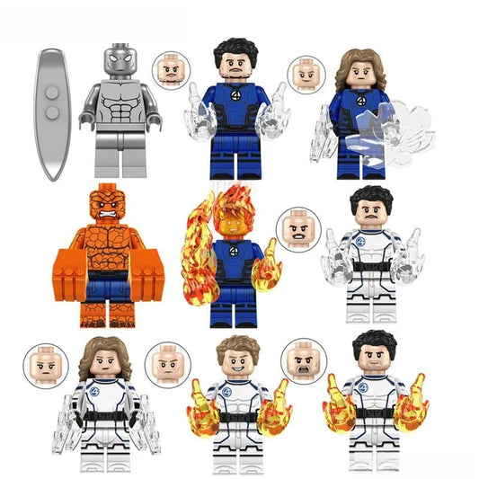 Fantastic Four First Steps Set of 9 Lego Minifigures Custom Toys 3